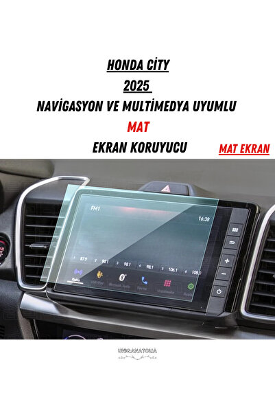 UniqAnatolia واقي شاشة متوافق مع نظام الملاحة والوسائط المتعددة لسيارة هوندا سيتي 2025