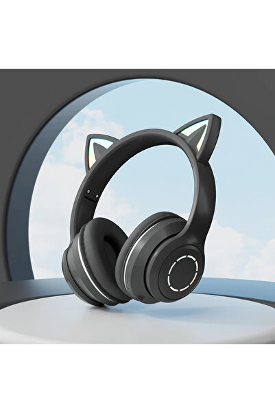 VALA Wireless children's headphones with cat ears, foldable, fun RGB LEDs, Vala® BT 35 PREMIUM
