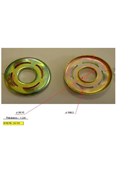 KYB Пружинна шайба за заден мост Seat Cordoba/Ibiza 2 Vw Polo