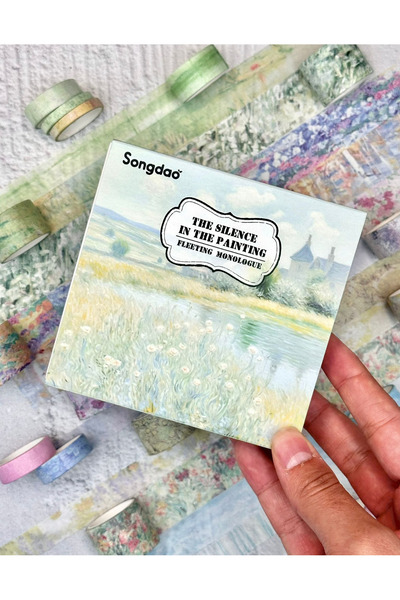 ZeCo Collection Vintage Doğa Temalı 20’li Washibant Set The Silence In The Pa...