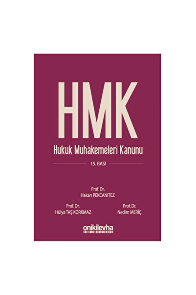 Savaş Yayınevi HMK Hukuk Muhakemeleri Kanunu - Hakan Pekcanıtez, Hülya Taş Ko...