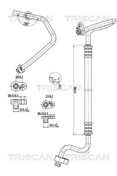 TRISCAN Conducta Presiune Variabila Aer Conditionat Audi A3/Q2 Skoda Karoq/Oc...