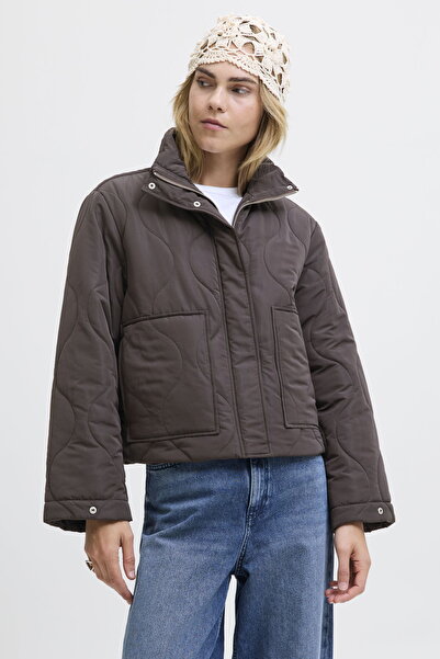 Jack & Jones Women's Stand Collar Quilted Jacket - Serena