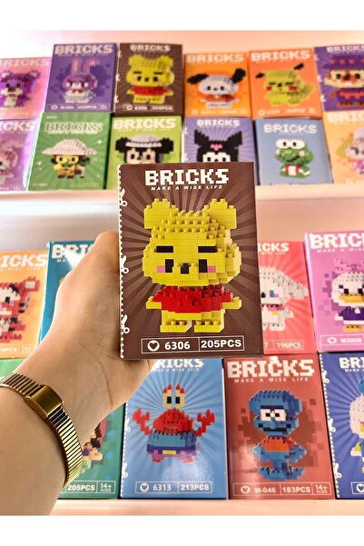 Wisevelya Winnie the Pooh Bricks Yapı Oyuncak