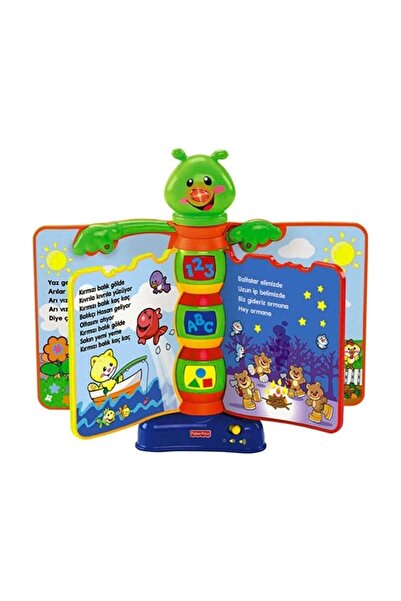 UZUNKAYA HOME Işıklı Müzikli Masalcı Tırtıl Hikaye Kitabı Duyusal Gelişim El-...