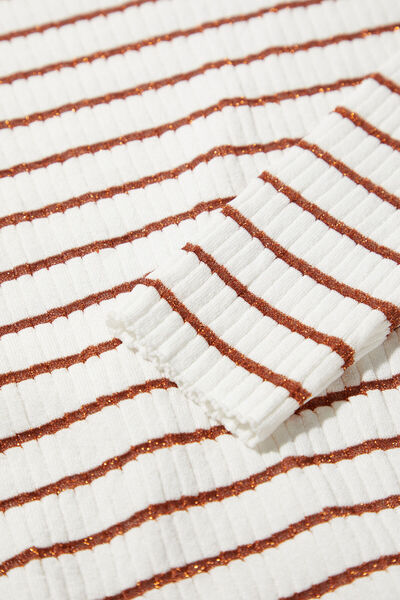 W Collection BAKIR ÇİZGİLİ TRİKO