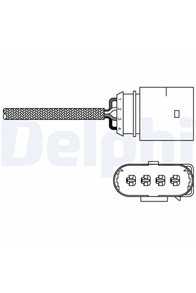DELPHİ Sonda Lambda Audi A4 B5/A4 B6/A4 B7 Skoda Superb 1