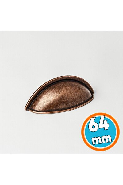 NZB Mobilya Çekmece Dolap Kapak Kulpu Modern Mutfak Kulpları Çanak Kulp 64 mm...