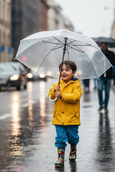 Genel Markalar Şeffaf 8 Tellli Hafif ve Kolay Açılır Çocuk ve Gençler İçin Şe...
