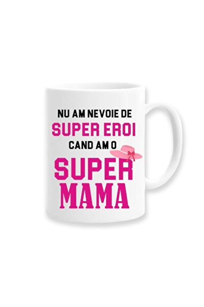 OEM Personalized mug with message: 'I don't need superheroes when I have a super mom', Betaprint, Model