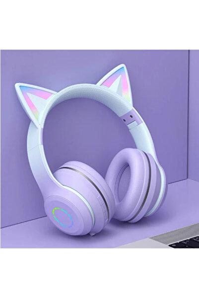 VALA Wireless children's headphones with cat ears, foldable, RGB LED lights, Vala® BT 35 PREMIUM, Bluetooth