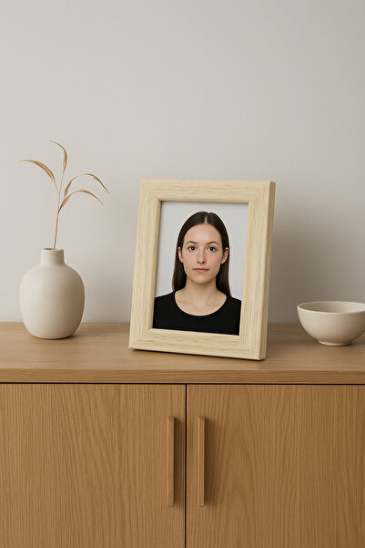 EMNASA ΞΥΛΙΝΗ ΚΟΡΝΙΖΑ ΜΕ ΓΥΑΛΙ ΣΤΗΝ ΠΡΟΣΟΨΗ, ΣΕΤ 3 ΤΕΜΑΧΙΩΝ, 5x7,6 ΕΚ., ΔΙΑΚΟ...