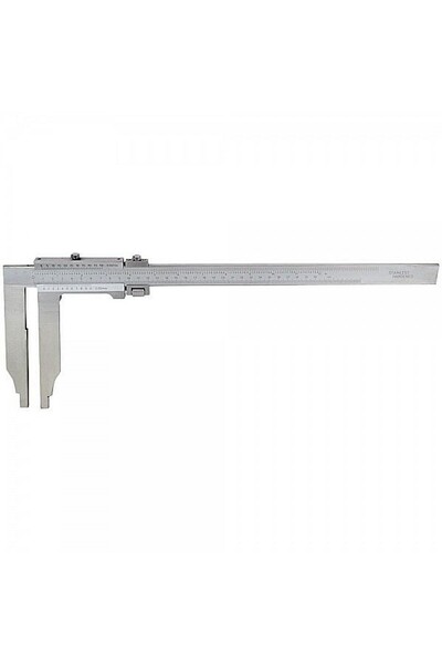 EXPERT Mechanical caliper with long jaws 0-300mm x 100mm, 0.02mm reading, fine adjustment