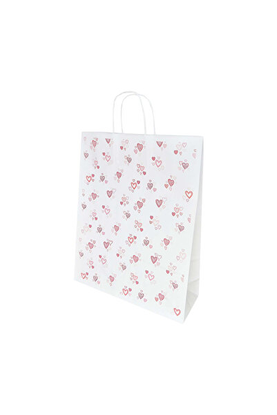 Papette Set of 10 Kraft Paper Bags with 4 Love Pattern 32 x 41(H) x 12cm