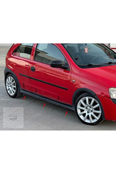 Akar opel corsa c marşpiyel takımı boyasız (ham) fiberglass