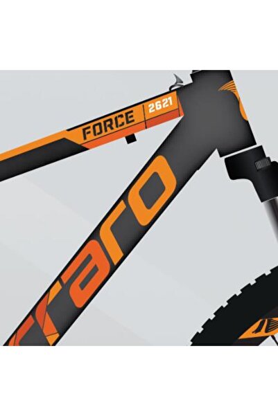 Carraro Carrraro Force 700 482H Antrasit Turuncu Beyaz Dağ Bisikleti