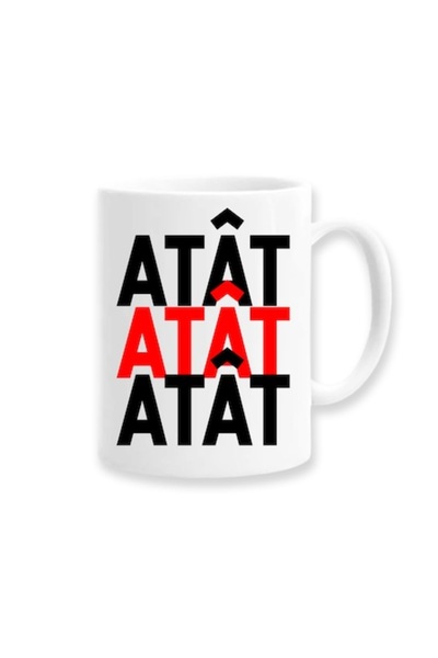 OEM Personalized Mug with Message: 'Atat', Betaprint, Ceramic, 330ml, White