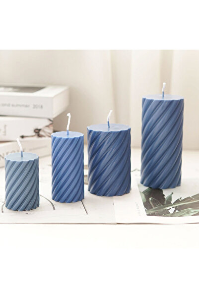 Eminonutoptanci Poly Carbon Candle Mold Mica Hard Plastic Twisted Candle Mold 6233