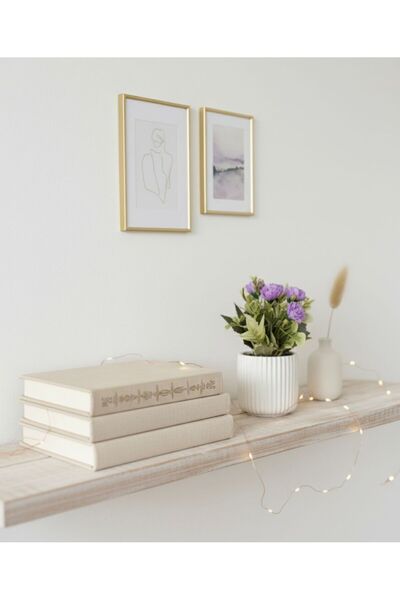 Hakdua Dizayn (YAPAY) Premium Beton Saksı da Yapay Çiçek Bitki Ev Dekorasyon ...