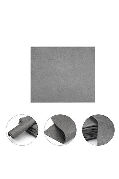 LUXER Set of 3 x Magic Cloth 30×30 cm – dense, ultra-absorbent microfiber – Gray,
