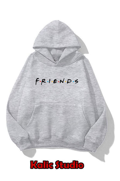 Kalic Studio Hanorac oversize unisex Friends gri