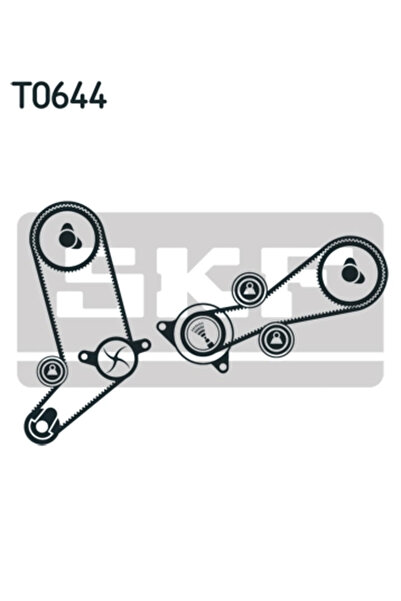 SKF Set Pompa Apa + Curea Dintata Vw California T4 Camper/Lt 28-35 2 Bus/Lt 2...