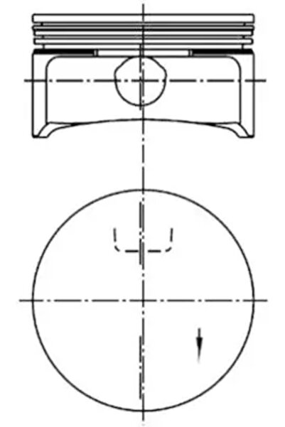 Kolbenschmidt Piston Opel Astra G/Corsa C/Meriva A Microbus Vauxhall Astra Mo...