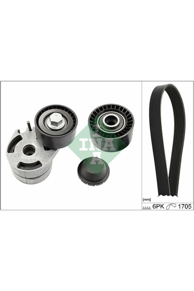 FAG Set Curea Transmisie Cu Caneluri Citroen Berlingo / Berlingo First Autout...