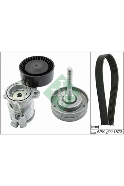 FAG Комплект ремъци V-образен профил за Seat Cordoba/Ibiza 3/Ibiza 4, Skoda F...