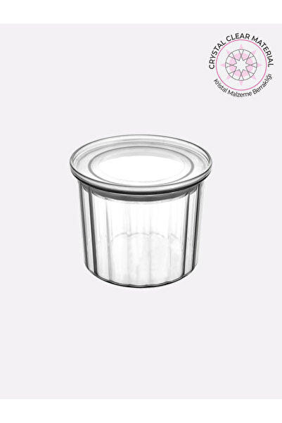 Aghilo Crystal 3-Piece Storage Container Set (0.5 Lt + 1 Lt + 1.5 Lt) – Transparent Storage Boxes with Lids