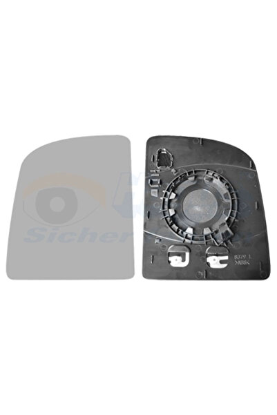 VAN WEZEL Sticla Oglinda Oglinda Retrovizoare Exterioara Stanga Man Tge Bus/T...