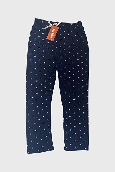 nasbina Pantaloni de pijama Milan fără buzunare cu model de inimă pentru femei