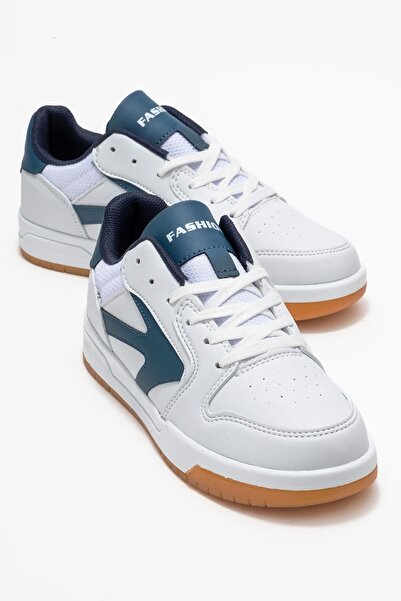 CCWAY AYAKKABI Pantofi sport pentru femei; ALB LACI GALBEN