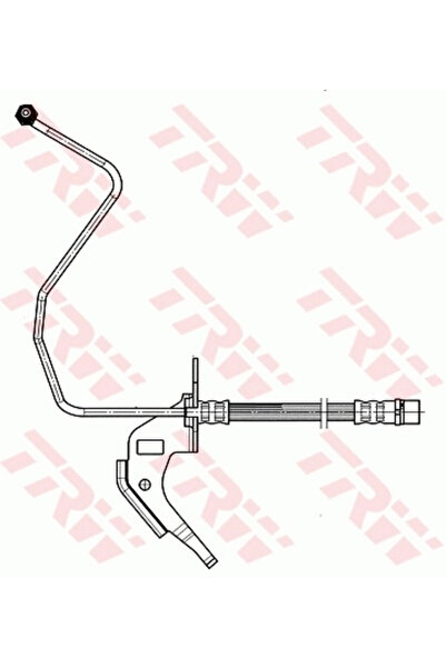 TRW Brake Hose Opel Astra F/Astra G/Astra H Vauxhall Astra Model 4 1991-2014