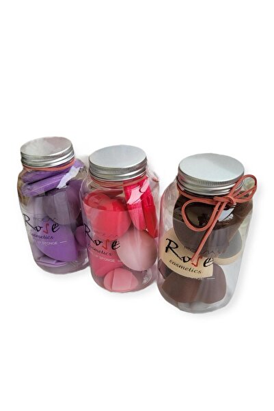 GÜZELYÜZ AVM Kavanozda Renkli Makyaj Süngeri 12 Parça