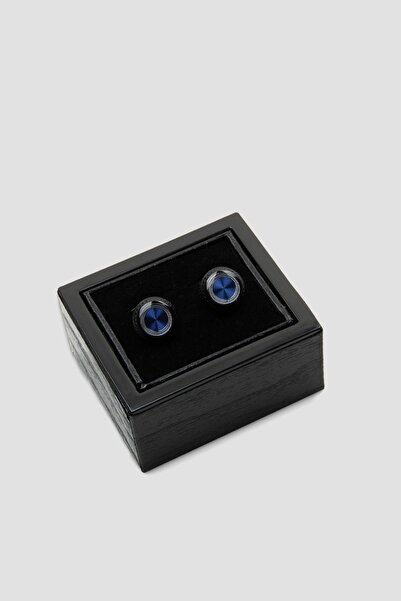 Abbate 98507 Black Lacivert Erkek Kol Düğmesi