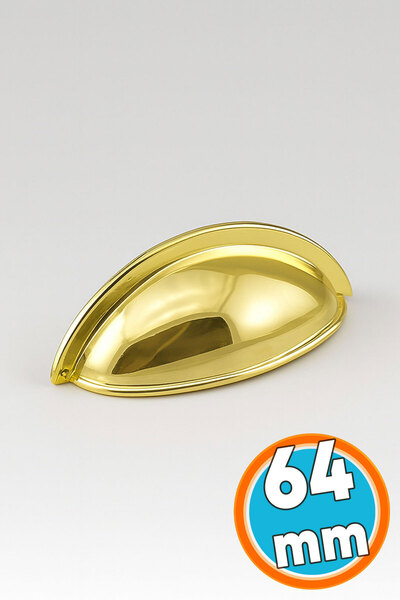 NZB Mobilya Çekmece Dolap Kapak Kulpu Modern Mutfak Kulpları Kulp 64 mm Gold ...
