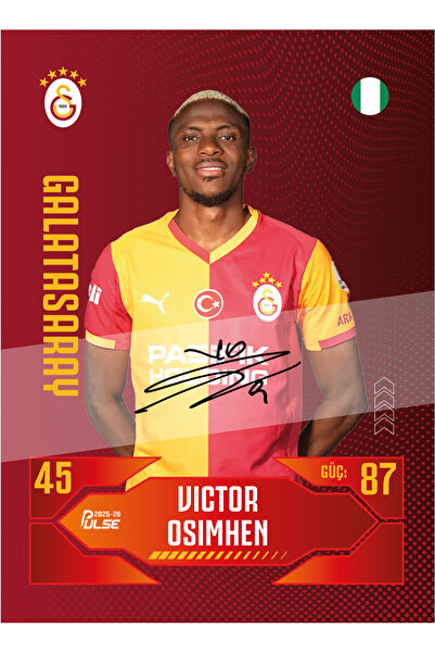 Galatasaray - Pulse Futbolcu Kartları 2025/26 - Tam Kutu