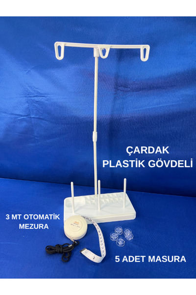 dm dikişmarket MAKİNA BEYAZ ÇARDAK SET