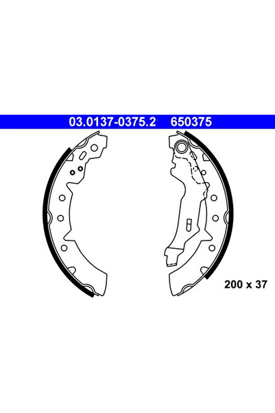 Ate Set Saboti Frana Toyota Carina E 6/Corolla