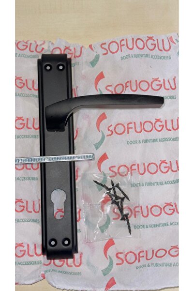 Sofuoğlu Siyah Çelik Kapı Kolu SAĞ Yön 1. Sınıf Kaliteli Paslanmaz( Aras-Anka)