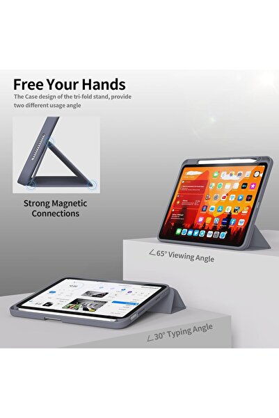 HYX Case for iPad Pro 11 Inch 2022/2021/2020 4th / 3rd / 2nd Generation, Soft TPU Back Cover,