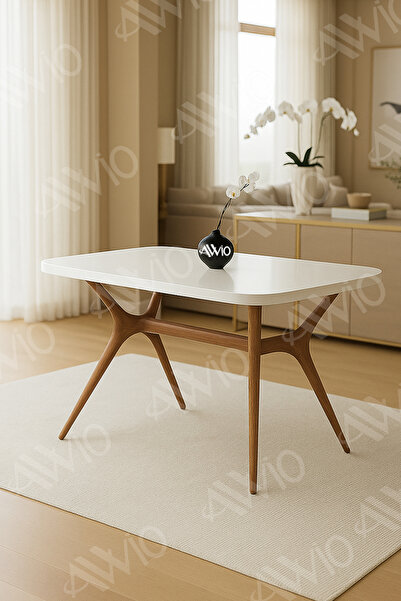 AVVİO Nora 80x120 Mutfak Masası Yemek Masası Balkon Masası Cafe Masası