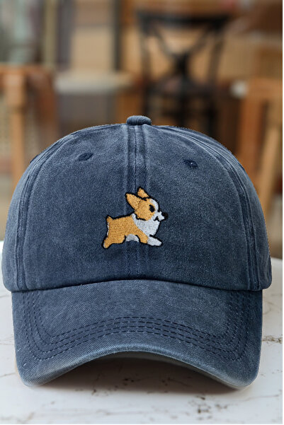 CAP BROS قبعة كورجي اللطيفة المطرزة ذات الطراز القديم