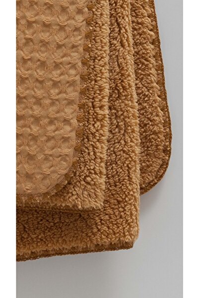 Caramell Welsoft Blanket with Embroidery - 85X90 Gray