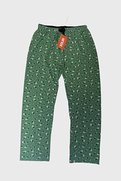 nasbina Pantaloni de pijama Milan fără buzunare cu model floral pentru femei