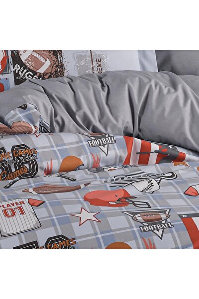 Hobby home collection Victory Blue - Poplin Studio Single Duvet Cover Set