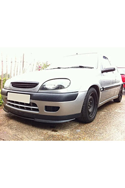 bestuning Cıtroen Saxo Uyumlu Evrensel Universal 3 Parça Cupra Kupra Ön Ek Tampon Dili Lip Esnek Karlık