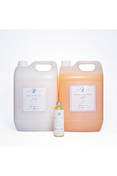 Săpunescu Pachet 5+5 KG Detergent, Balsam, 100 ml Parfum FIOR DI CASHMERE