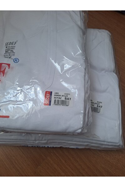 Sedef Battal Boy Erkek Atlet 6lı Paket